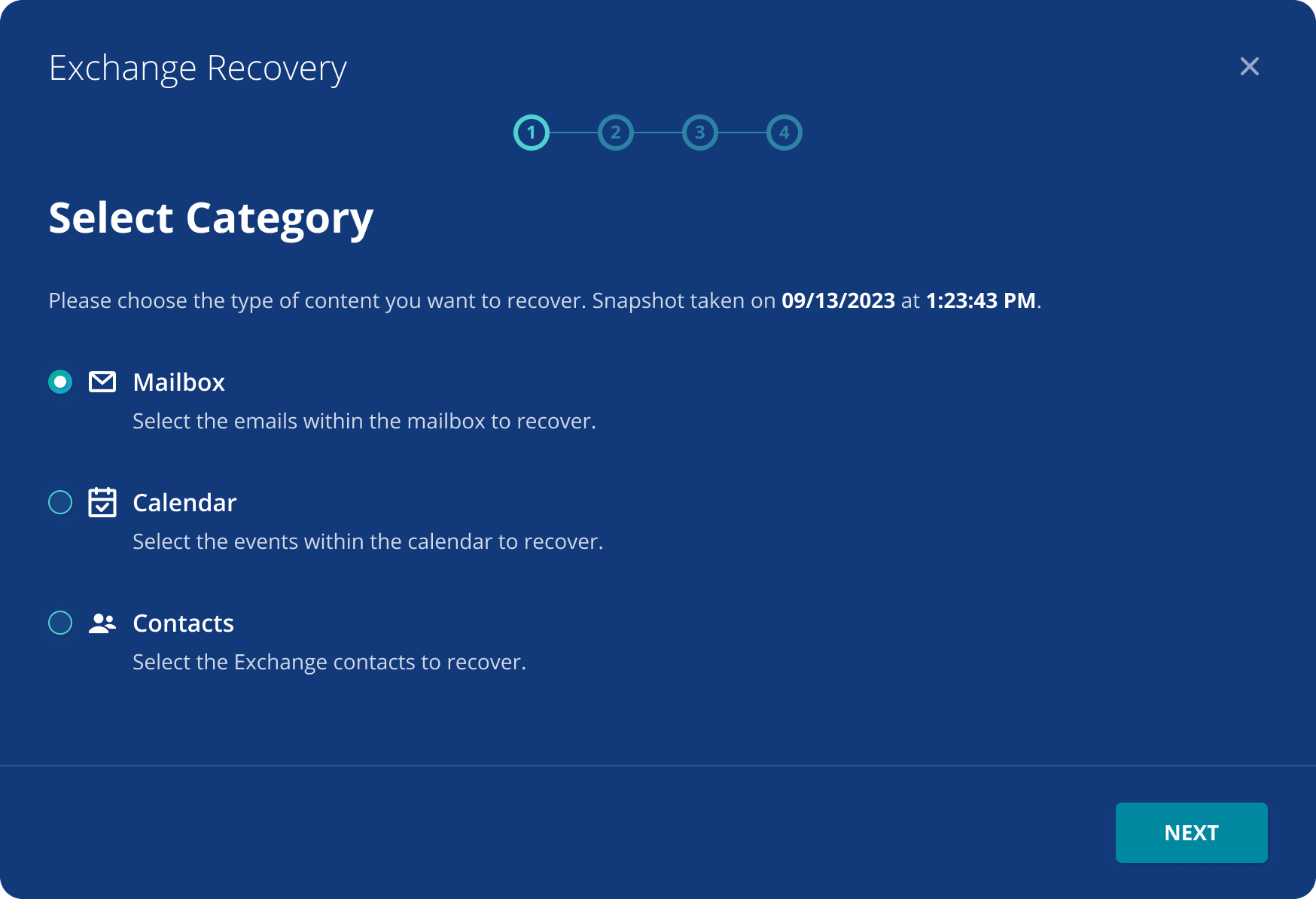 Recover from accidental data deletion